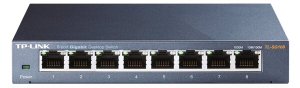 TP-LINK Desktop Switch TL-SG108 8 Θυρών, 10/100/1000Mbps, Ver. 6.0