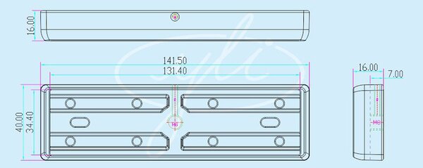 YLI ELECTRONIC Στήριγμα πλάκας μαγνήτη τύπου I MBK-280I