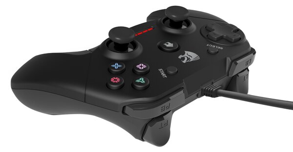 ROAR ενσύρματο gamepad R100WD, με vibration, PC, PS3 & Android TV box