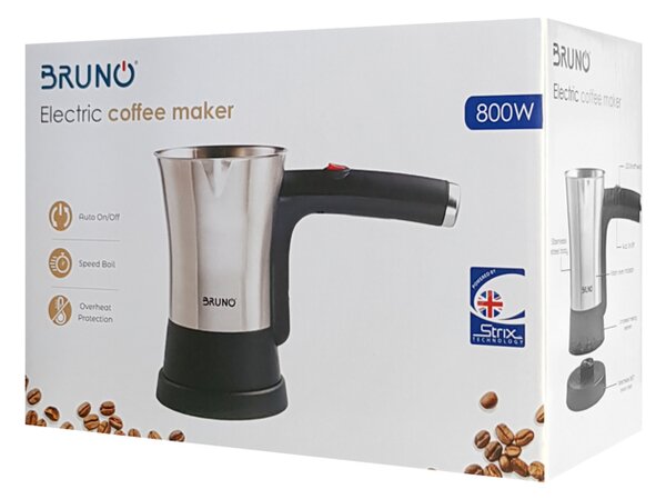 BRUNO ηλεκτρικό μπρίκι BRN-0042, 800W, 300ml, STRIX technology