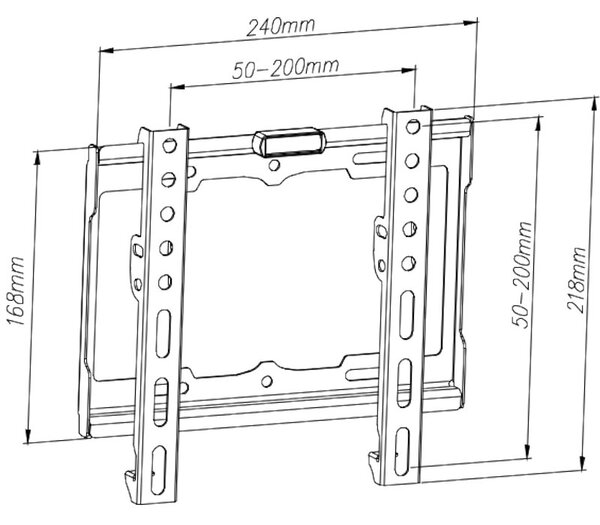 Osio OSMA-1342 Βάση τηλεόρασης 13″ – 43″ – VESA 200 x 200