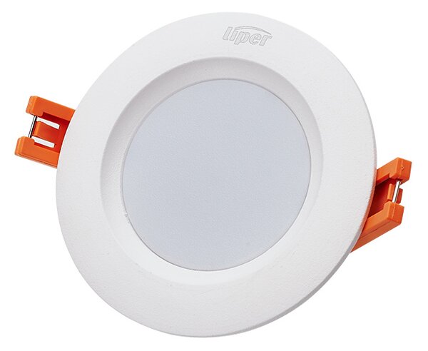 LIPER LED χωνευτό spot LPDL-5A-Y, 5W, 4000K, Φ9.2, λευκό