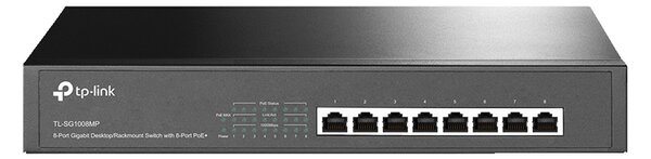 TP-LINK desktop/rackmount switch TL-SG1008MP, 8-Port PoE+, Ver. 2.0