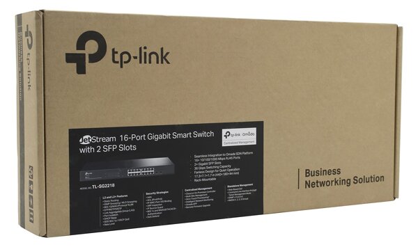 TP-LINK L2+ managed switch TL-SG3428, 24-Port Gigabit, 4x SFP, Ver. 2.0