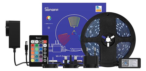 SONOFF smart LED καλωδιοταινία L2-5M, αδιάβροχη, RGB, WiFi & BT, 5m