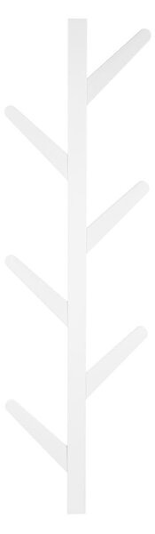 Κρεμάστρα Τοίχου 6 Θέσεων (84x26x6.8) Estia Bamboo Κάθετη Λευκή 04-19716