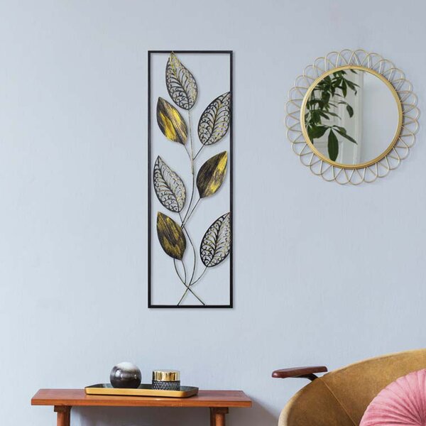 Διακοσμητικό Τοίχου (32x90) A-G Metal Art Leaf 891TNL1567