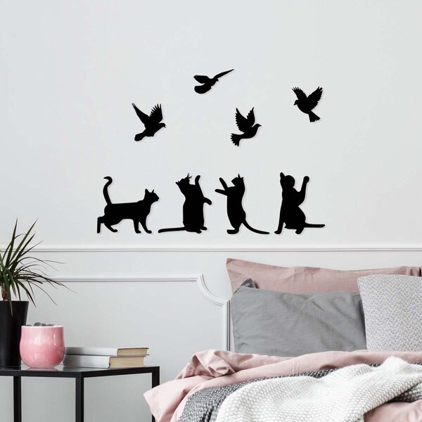 Διακοσμητικό Τοίχου (110x79) A-G Birds Playing With Cats 899SKL2553
