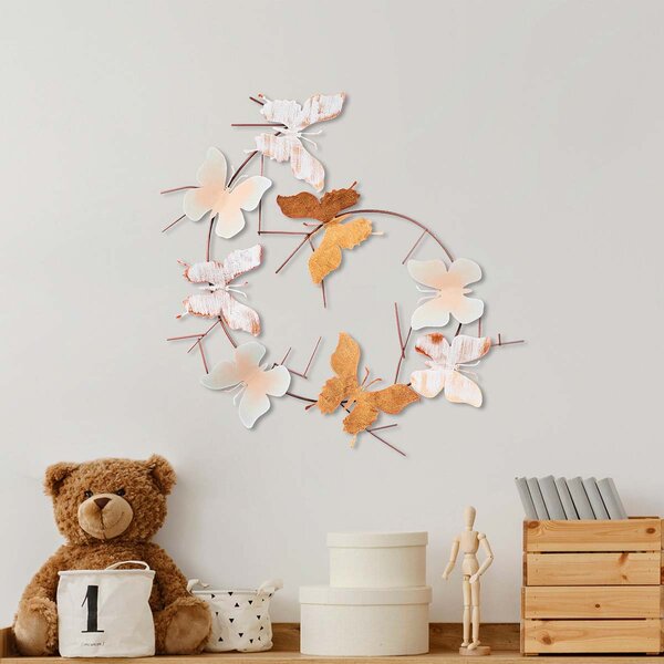 Διακοσμητικό Τοίχου (80x80) A-G Butterflies 891TNL2384