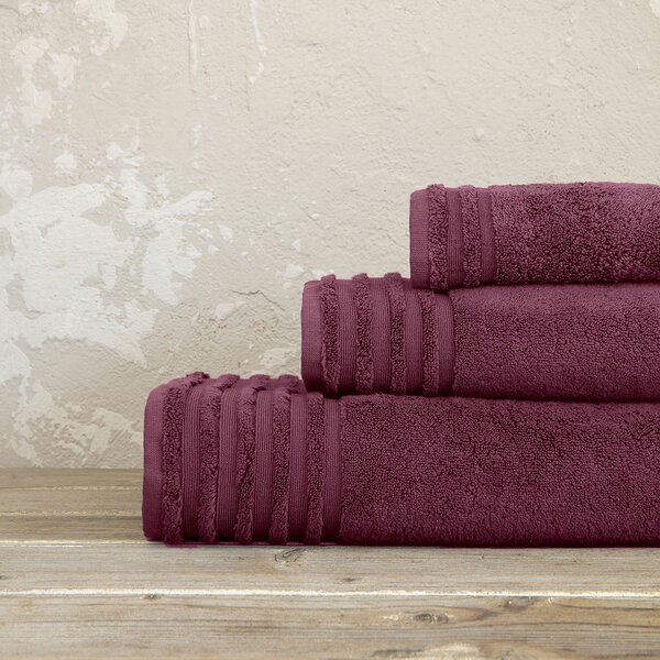 Πετσέτα Προσώπου (50x100) Nima Bath Vista AW2024 700gsm BORDEAUX