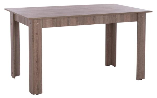 ΤΡΑΠΕΖΙ ΚΟΥΖΙΝΑΣ KELVIN, 140x80x77Υ εκ., SONAMA OAK TRUFFLE, HM2429.05