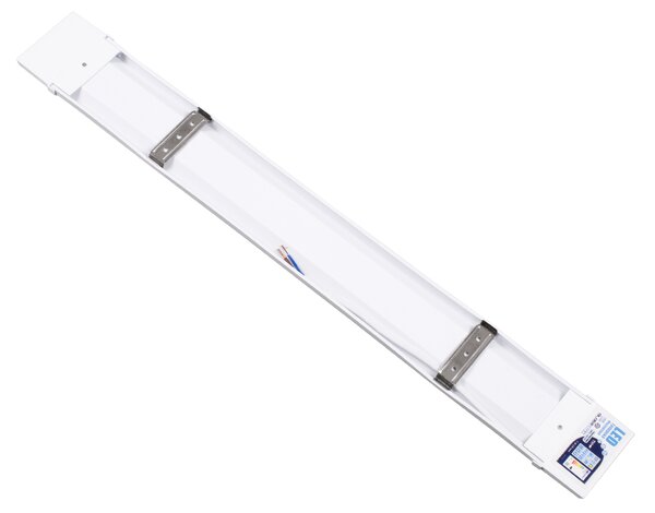 GloboStar® 60155 LED Γραμμικό Βιομηχανικό Φωτιστικό Tri-Proof 60cm 20W 1886lm 120° AC 220-240V Αδιάβροχο IP65 Μ60 x Π7.5 x Υ2.5cm Ψυχρό Λευκό 6000K - 2 Χρόνια Εγγύηση