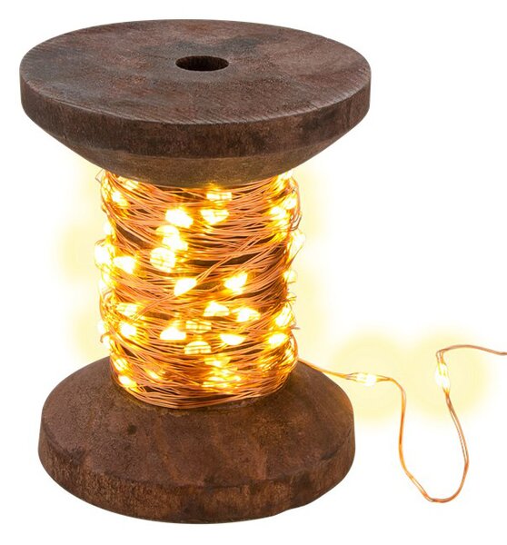 GOOBAY LED φωτιστικό Yarn Spool 60341, 2700K, 100 LEDs, USB, 10m