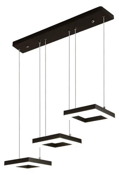 POWERTECH LED φωτιστικό οροφής HLL-0103, 35W, 4000K, 70x120cm, μαύρο