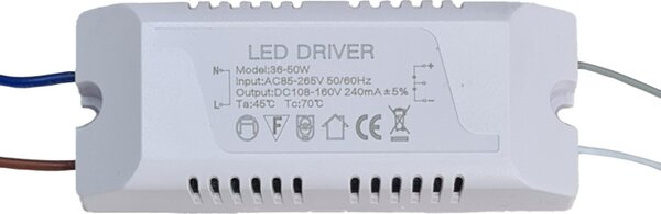 LED Driver SPHLL-DRIVER-005, 36-50W, 4x2.5x10cm