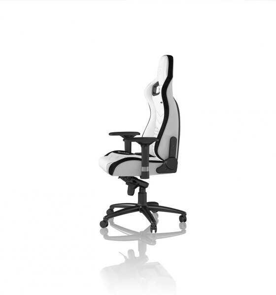 Noblechairs EPIC Gaming Chair Breathable, 4D armrests, 60mm casters - black/white