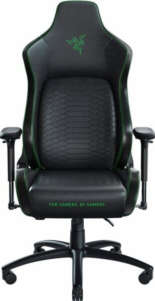 Razer ISKUR XL Green/Black - Gaming Chair - Lumbar Support - Synthetic Leather - Memory Foam Head