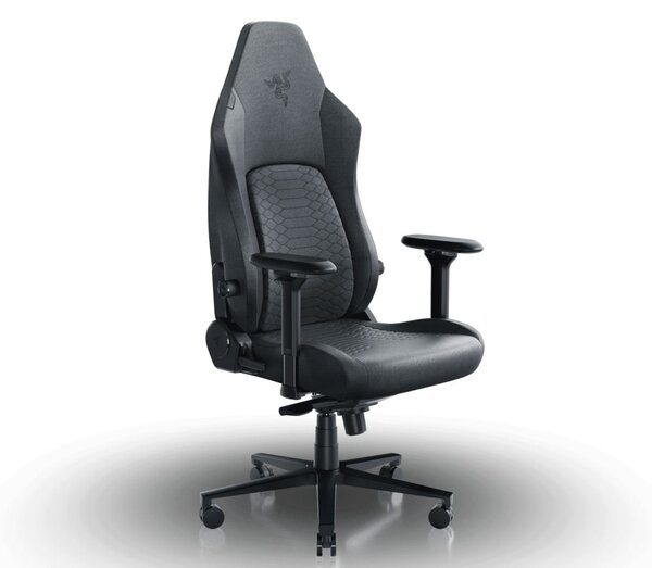 Razer ISKUR V2 Fabric - Dark Grey - Gaming Chair - Lumbar Support - Memory Foam Head Cushion