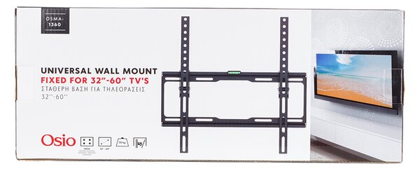 Osio OSMA-1360 Σταθερή Βάση τηλεόρασης 32″ – 60″ VESA 400 x 400