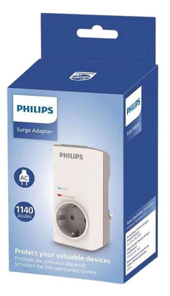 Philips CHP7010W/GRS Μονόπριζο ασφαλείας 1140J