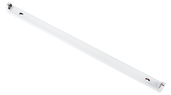 GloboStar® TUBATO 60147 Μεταλλικό Σκαφάκι για 1 x Λάμπα 60CM T8 G13 LED AC 220-240V IP20 Μ60 x Π3.4 x Υ4.3cm - 5 Χρόνια Εγγύηση