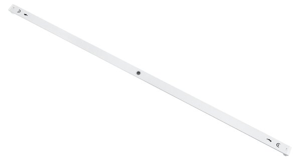 GloboStar® TUBATO 60149 Μεταλλικό Σκαφάκι για 1 x Λάμπα 120CM T8 G13 LED AC 220-240V IP20 Μ120 x Π3.4 x Υ4.3cm - 5 Χρόνια Εγγύηση