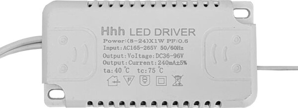 LED Driver SPHLL-DRIVER-008, 8-24W, 1.7x3.6x7.1cm