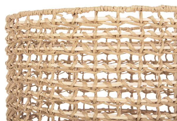 ΕΠΙΔΑΠΕΔΙΟ ΦΩΤΙΣΤΙΚΟ HM4351 RUBBERWOOD-RATTAN-PAPER ROPE ΣΕ ΦΥΣΙΚΟ Φ36x149,5Υεκ