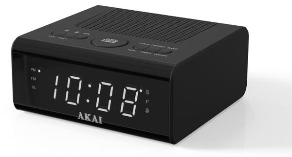 Akai ACR-2010 Ψηφιακό ρολόι-ξυπνητήρι με ραδιόφωνο AM/FM και διπλή αφύπνιση