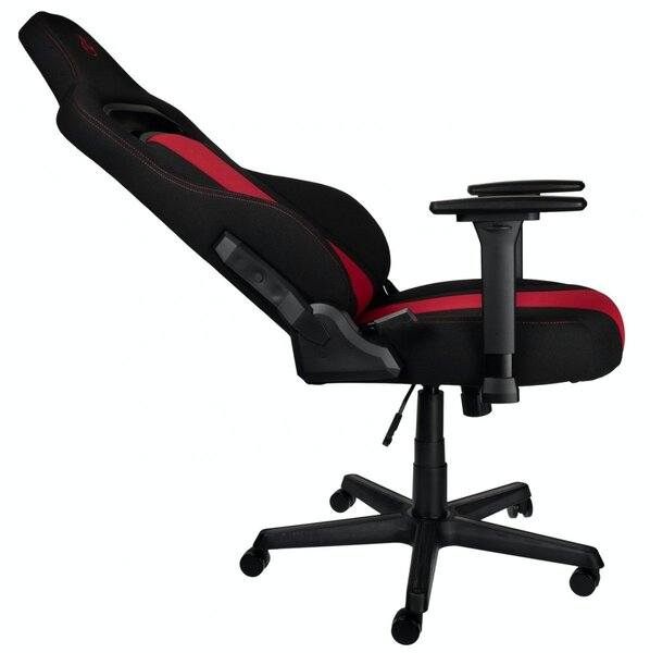 Nitro Concepts E250 Gaming Chair - Quality Fabric & Cold Foam - Black Red