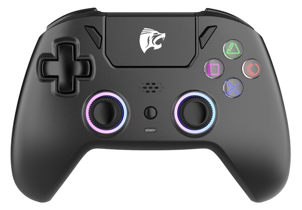 ROAR ασύρματο gamepad RR-0023, Switch/PS4/PC/iOS/Android, Bluetooth, μαύρο