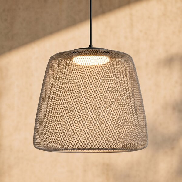 Lucande Φωτιστικό οροφής LED Korvyn, γκρι πέτρα, Ø 50 cm, ρυθμιζόμενη ένταση, ρυθμιζόμενος, Γκρι, Μέταλλο, σχεδιασμός