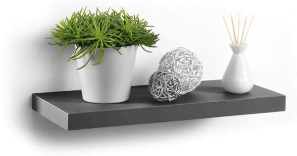 Ράφι Τοίχου Homea με διαστάσεις 50x22.8x3.4cm - Antracite Grey