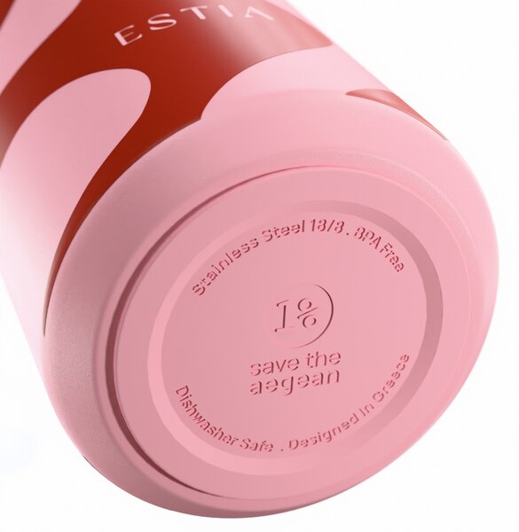 Ποτήρι Θερμός 360ml Estia Save The Aegean Lens Coral Waves 01-43049