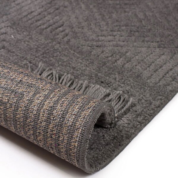 Χαλί (160x230) Βιοκαρπέτ Dorothea 1171A Dark Grey