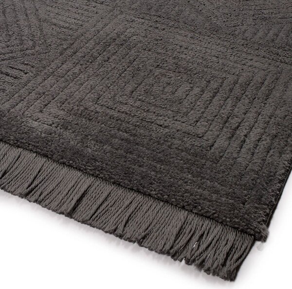 Χαλί (160x230) Βιοκαρπέτ Dorothea 1171A Dark Grey