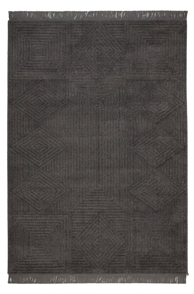 Χαλί (160x230) Βιοκαρπέτ Dorothea 1171A Dark Grey
