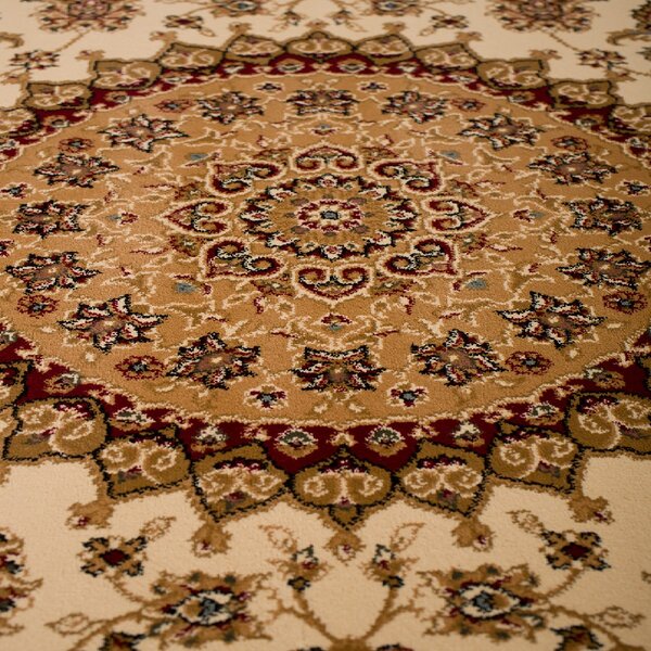 Χαλί Διαδρόμου (80x140) Βιοκαρπέτ Isfahan 2438A Cream Red
