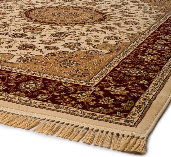 Χαλί Διαδρόμου (80x140) Βιοκαρπέτ Isfahan 2438A Cream Red