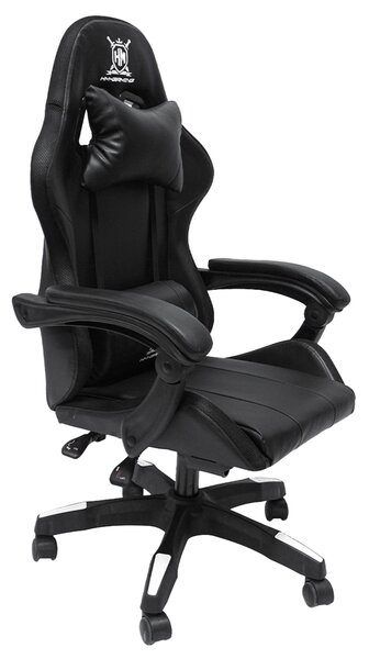 ΠΟΛΥΘΡΟΝΑ GAMING DARREN HM1203.04 ΜΑΥΡΟ-ΛΕΥΚΟ PVC & NYLON 51x49x125Υεκ