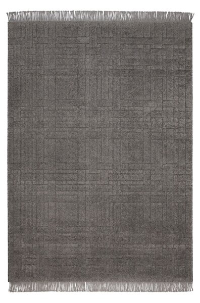 Χαλί Διαδρόμου (80x150) Βιοκαρπέτ Dorothea 1215A Dark Grey