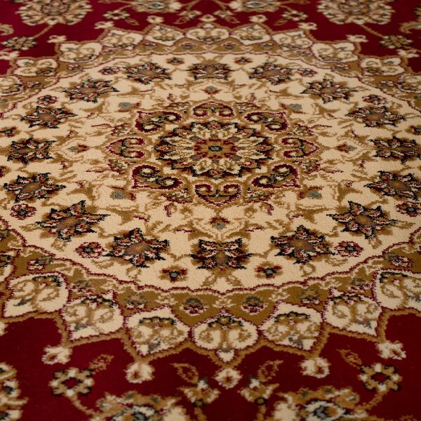 Χαλί Διαδρόμου (80x220) Βιοκαρπέτ Isfahan 2438A Red Cream
