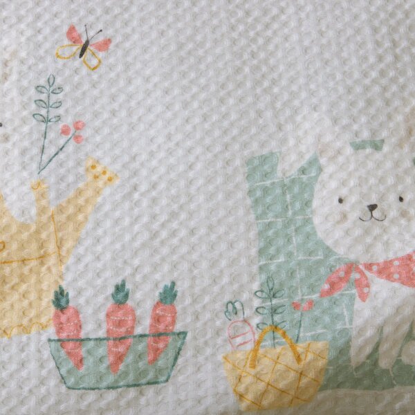 Κουβέρτα Πικέ Κούνιας (110x150) Nef-Nef Homeware Baby Pic Nic Together