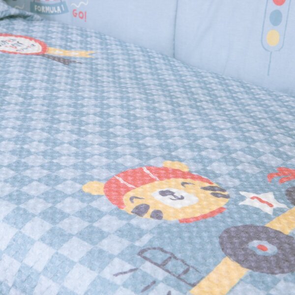 Κουβέρτα Πικέ Κούνιας (110x150) Nef-Nef Homeware Baby Super Boy