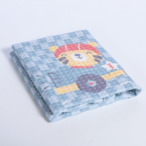 Κουβέρτα Πικέ Κούνιας (110x150) Nef-Nef Homeware Baby Super Boy