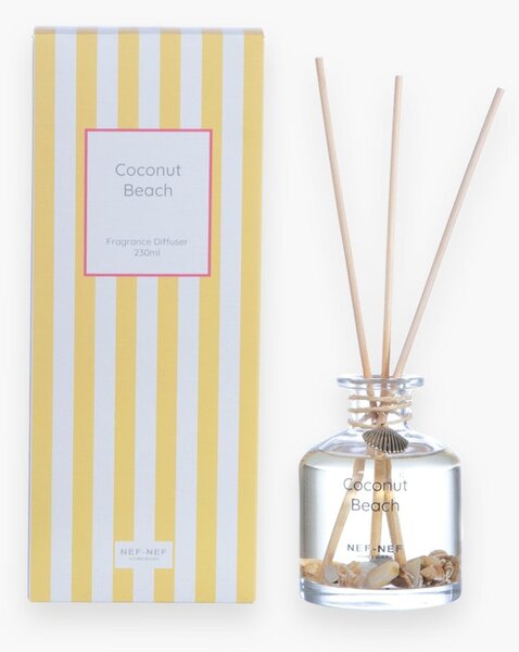 Αρωματικό Χώρου 230ml Με Στικς Nef-Nef Homeware Coconut Beach