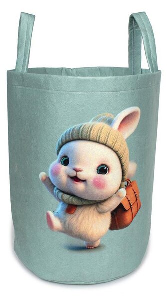 Παιδικό Καλάθι Αποθήκευσης Polyester Happy Bunny 42 Veraman DimCol 45x30x50εκ