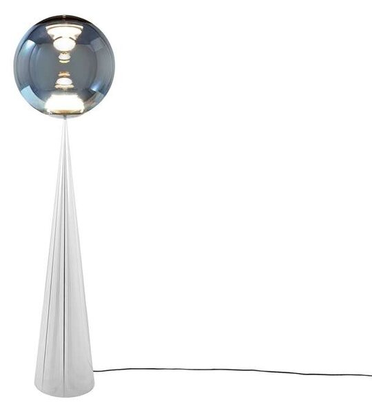 Tom Dixon - Globe Fat Φωτιστικό δαπέδου Silver/Silver Tom Dixon