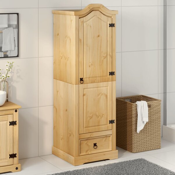 VidaXL Ντουλάπα Corona 55x52x170 εκ. από Μασίφ Ξύλο Πεύκου