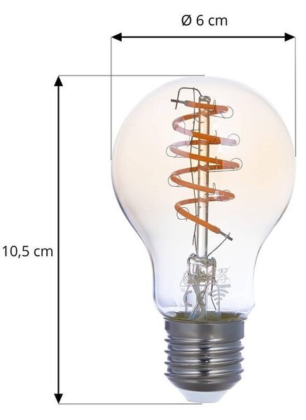 Luumr - Λαμπτήρας 4,9W Tuya WLAN E27 Amber